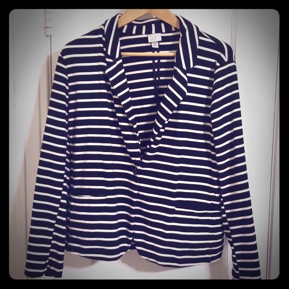 Black and White Women's Blazer